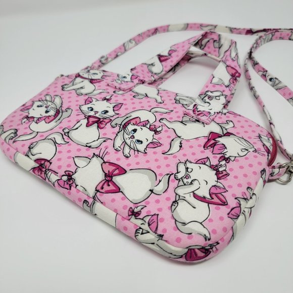 Handmade Custom Grab and Go Bag with Disney Marie Aristocats Fabric - Picture 8 of 12
